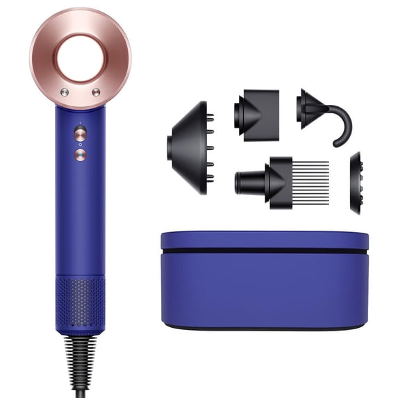Dyson Supersonic Hair Dryer, Vinca, Ionic Hair Dryers with Anti-Static Technology, All Hair Types, Blue/Rose