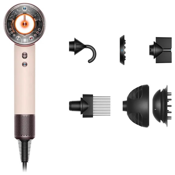 Dyson Supersonic Nural Hair Dryer – Intelligent Heat-Control, Scalp Protect Technology, Magnetic Styling Attachments