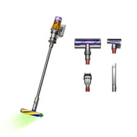 Dyson V12 Detect Slim Cordless Bagless Stick Vacuum Cleaner with Laser Illumination (Yellow/Nickel)