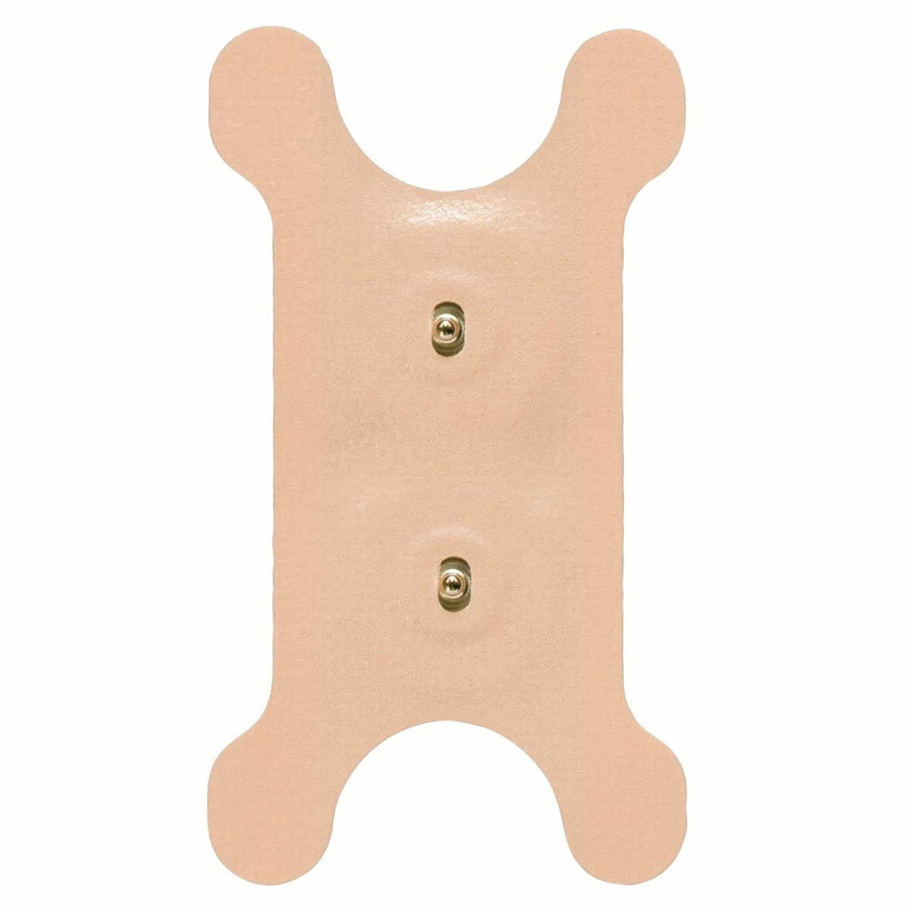 Dysphagia Electrode Treatment, Tan Foam, 2"x3.5" Butterfly w/Snap, 100 Treatments