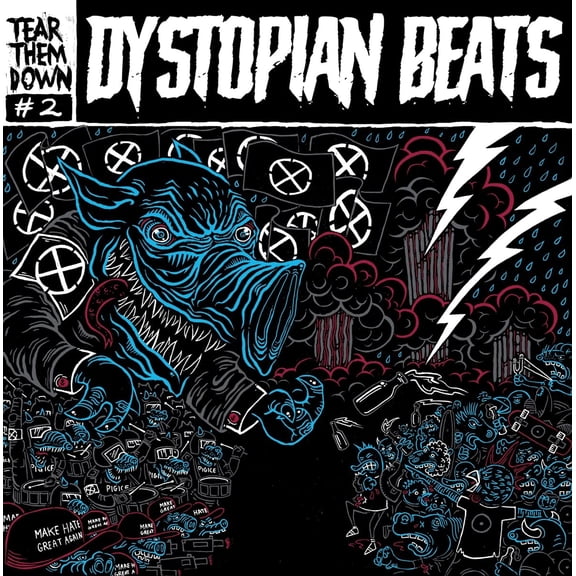 Tear Them Down Dystopian Beats (Clear Download) (Vinyl Record)