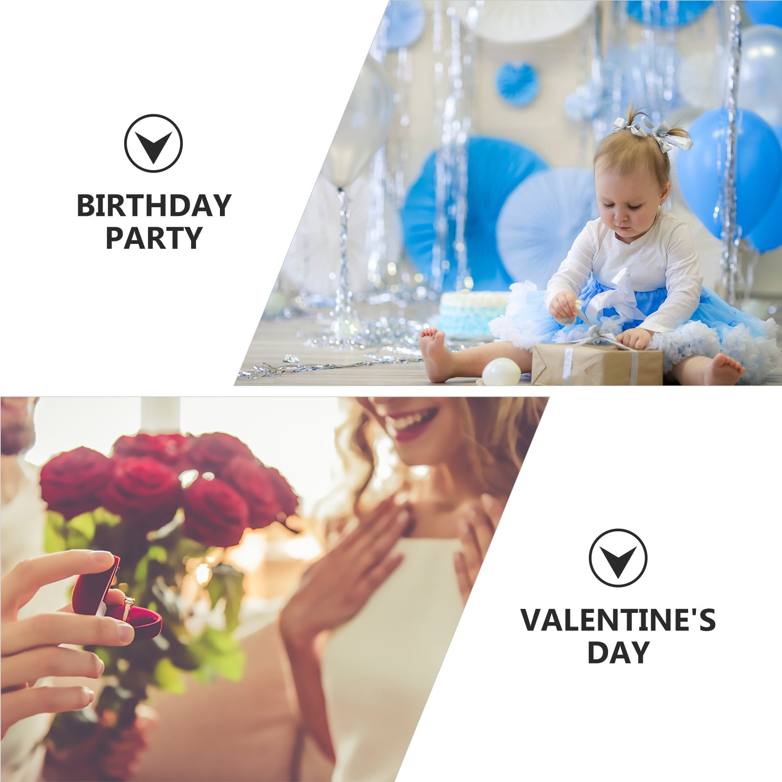 Dytern Balloon 2 Sets Balloon Display Stand Balloon Detachable Balloons Holder Party Supply