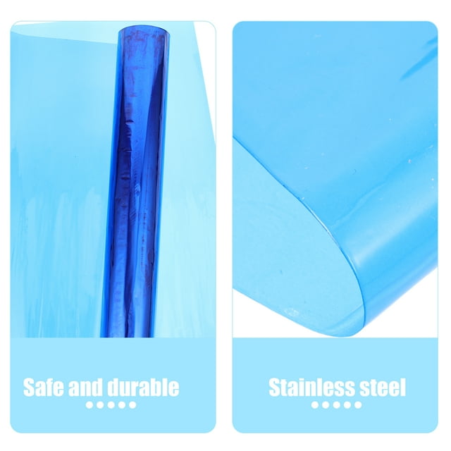 Dytern DIY 1 Roll of Blue Cellophane Wrap Film Blue Wrapping Film DIY