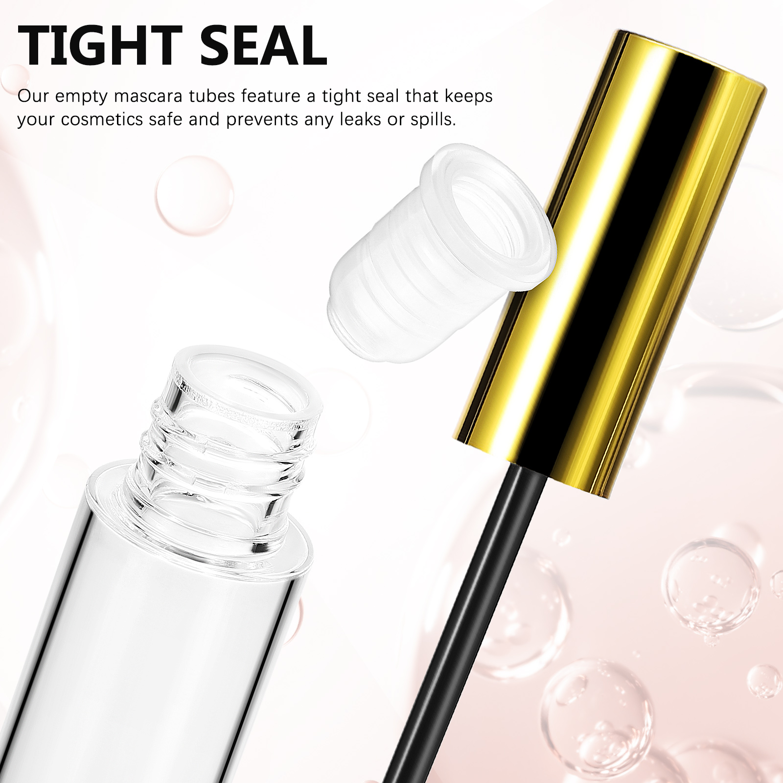 Dytern DIY 1 Set Empty Mascara Tube Eyeliner Tube Lip Gloss Tube Lip