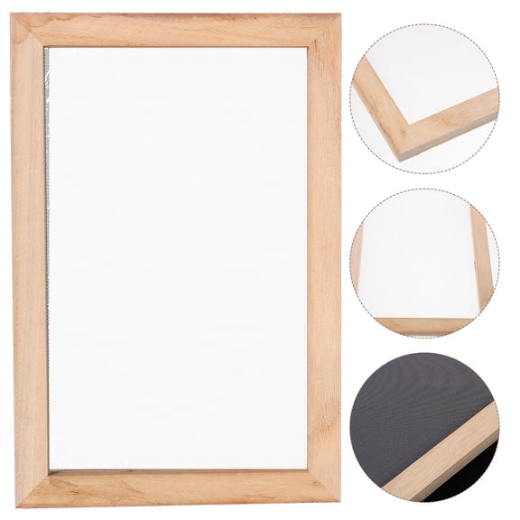 Dytern DIY 1 Set of Paper Making Wood Mold Paper Made Screen Wooden Paper Making Frame Paper DIY Frame