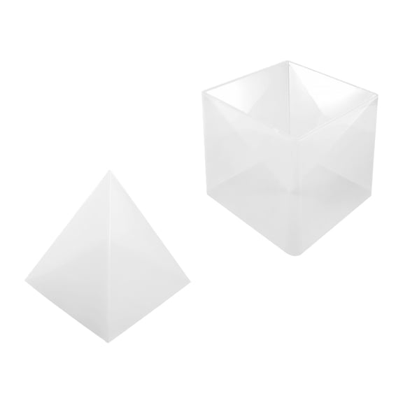 Dytern DIY 1 set of Silicone Mold Pyramid Shape Mold DIY Pyramid Mold Practical Mold