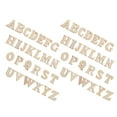 thumbnail image 1 of Dytern DIY 104pcs Mini Wooden Letters Blank Wood Letters DIY Painting Chips Wood Slices, 1 of 11