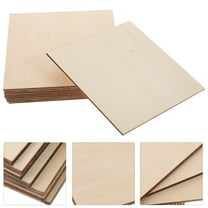 Dytern DIY 10Pcs DIY Blank Wooden Planks Unfinished Wooden Boards Wooden Planks Materials