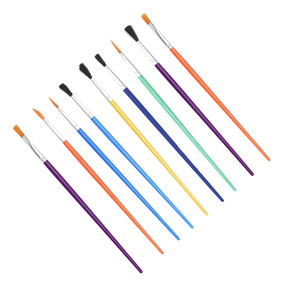 Dytern DIY 16Pcs Graffiti Painting Tools Set Multifunction Paintbrush Doodle Drawing Brushes for Kids Students DIY(Random Color)