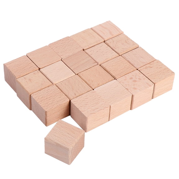 Dytern DIY 20Pcs Wood Block Blank Hard Wood Rubber Stamp mounts Scrapbooking for DIY