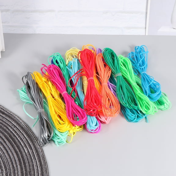 Dytern DIY 20pcs DIY Ropes PVC Colorful String Plastic Multipurpose Wire