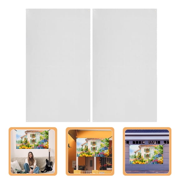 WRISTBIQUE Flag Blank Garden Ornament 2Set 58X35X0.004In