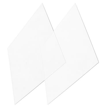 Dytern DIY 2pcs Clear Acrylic Sheets DIY Acrylic Sheet Panels Transparent Acrylic Board for Display Box