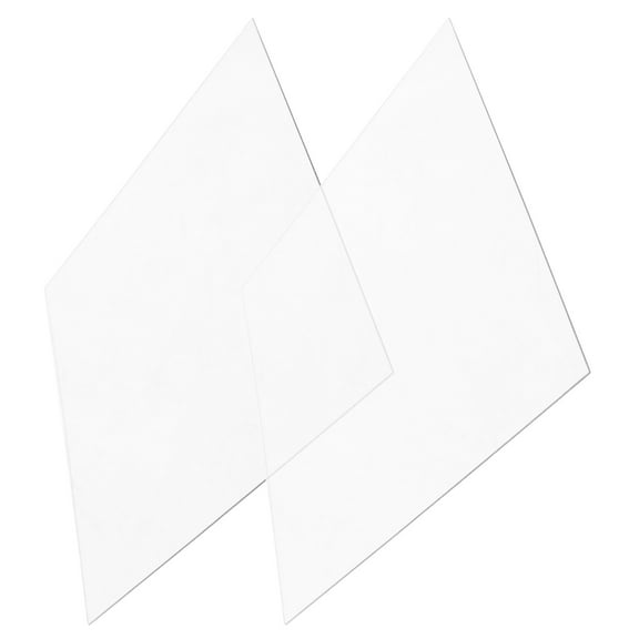 Dytern DIY 2pcs Clear Acrylic Sheets DIY Acrylic Sheet Panels Transparent Acrylic Board for Display Box