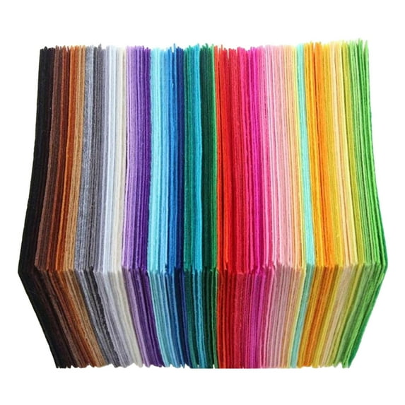 Dytern DIY 40pcs 10x15cm Multicolour Nonwoven Fabric Sheets Children DIY Handmade Craft Work Material Accessories (Random Colors)