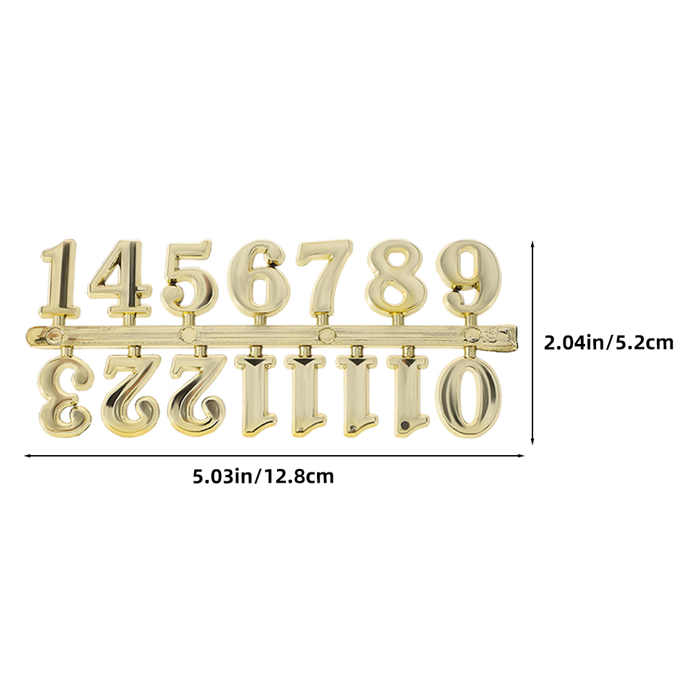 Dytern DIY 6 Sets Clock Arabic Number Arabic Number DIY Digital Clock