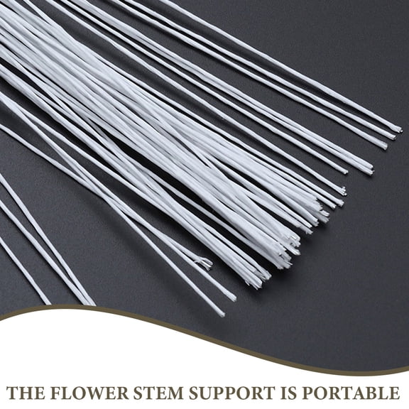 Dytern DIY 60pcs DIY Floral Stems Artificial Flower Rods Plant Wire Stems Florist Supplies