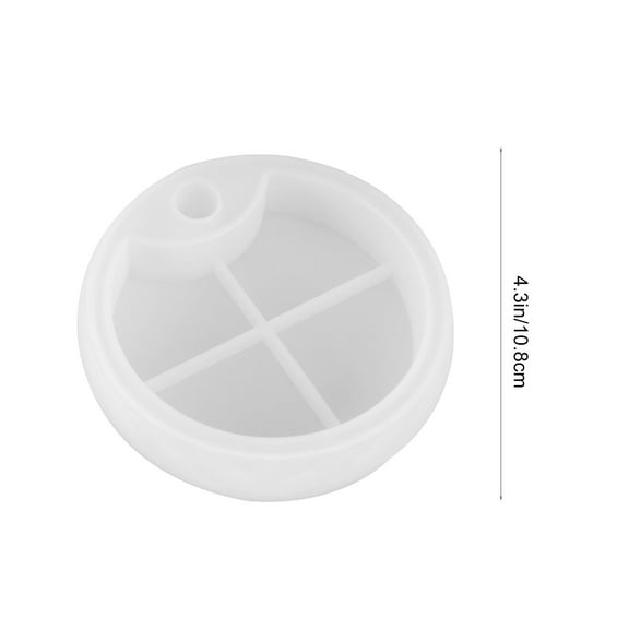 Dytern DIY 6Pcs Silicone Jewelry Box Casting Mold Set Pretty Box Mold DIY Accessory (White)