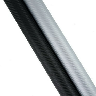 Dytern DIY New Carbon Fiber Vinyl Sticker Car Style DIY Waterproof Adhesive Roll Wrap 12" x 50" Sheet (Black)