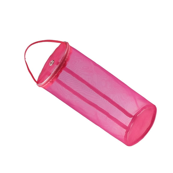 Dytern DIY Woolen Yarn Storage Bag Mesh Woolen Storage Bag DIY Knitting Bag Crochet Hook Storage Bag (Rose Red)