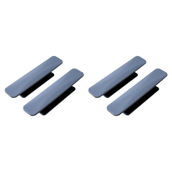 Dytern Drawer Handles 4pcs Household Cabinet Hand Grips Creative Door Handles Home Supplies (Grey),4.33"X0.87"X0.79"