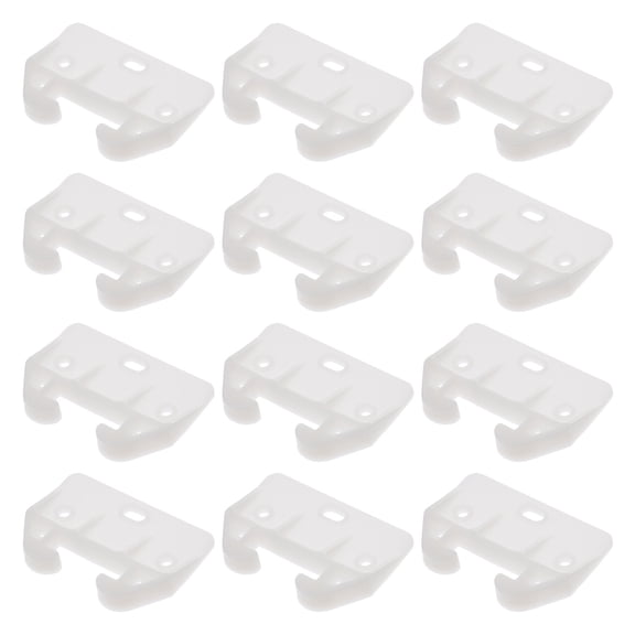 Dytern Drawer Rail Guides 12 Drawer Guides Center Mount Dresser Drawer Guide Brackets Drawer Track Guides Replacement Furniture Parts for Dressers Hutches Drawer Systems,2.28"X1.61"X0.39"