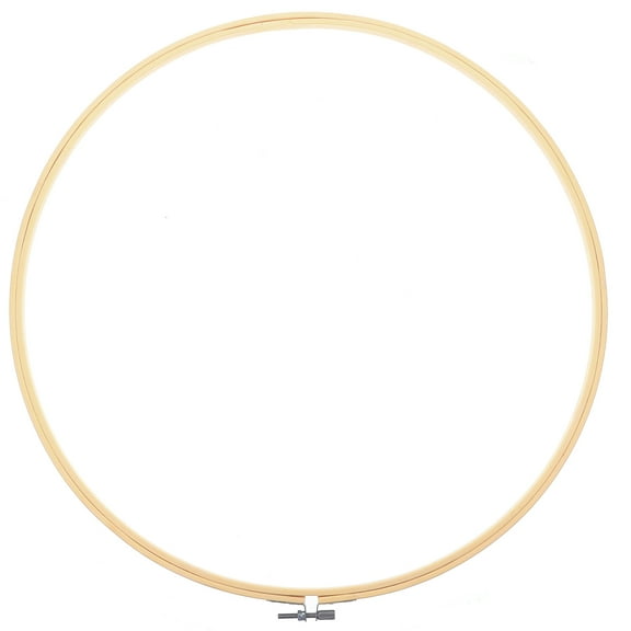Dytern Embroidery Hoop Embroidery Round Cross Stitch Ring Display Frame for Craft Sewing and Hanging,15.75"X15.75"X0.31"