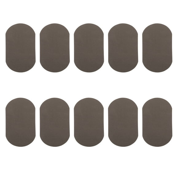 Dytern Fall,10Pcs Iron On Patch Elliptical Jeans Cloth Patch Simple Clothes Elbow Appliques