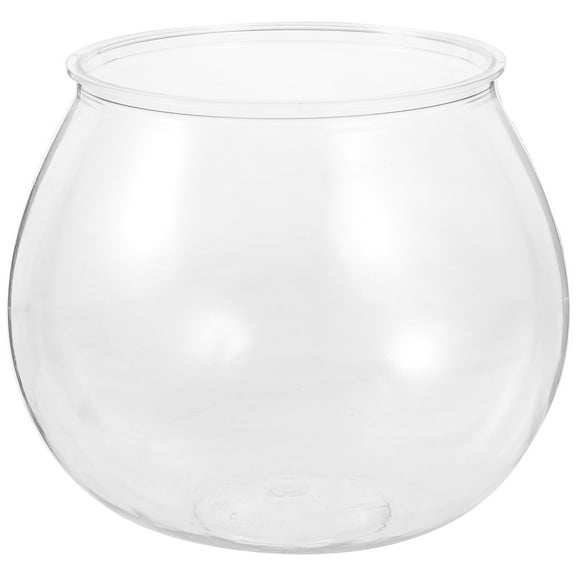 Dytern Fish Bowl Round Fish Bowl Transparent Fish Tank Desktop Clear Aquarium Fish Breeding Box,4.72"X4.72"X4.13"