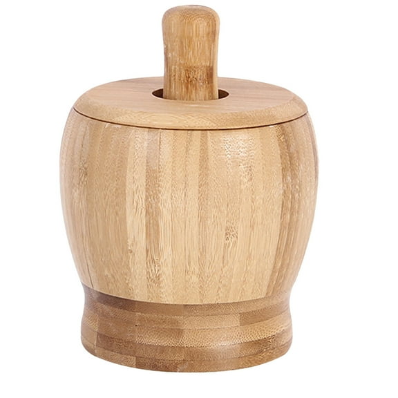 Dytern Food Grinder and Pestle Set Guacamole Bowl for Spices Seasonings Pastes Pestos with Lid,3.86"X3.86"X3.54"