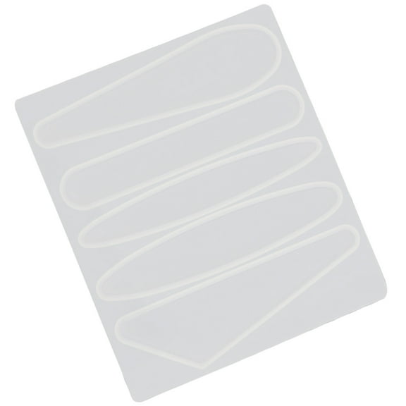 Dytern Jewelry Making 1pc Silicone Diy Hair Clip Geometric Drop Hairpin Mold Diy Jewelry Crafts Making Tool Supplies Hairpin Hairdress Making Mold For Friends (White 9x8.5x2cm)