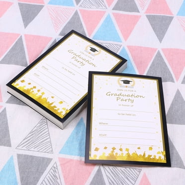 Dytern Party 25pcs Graduation Party Invitations Cards Graduation Party Favors