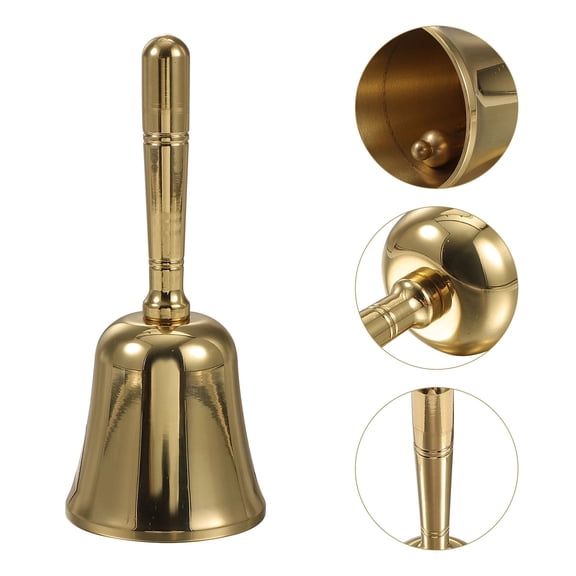 Dytern Party Hand Bell Loud Restaurant Hand Bell Brass Call Service Bell Dining Table Bell for Party