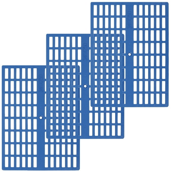 Dytern Rabbit Floor Mat 3pcs Rabbit Cage Mats Small Animal Plastic Feet Pads Floor Mat Hole Leak Water Nest Mat,13.19"X9.84"X0.39"