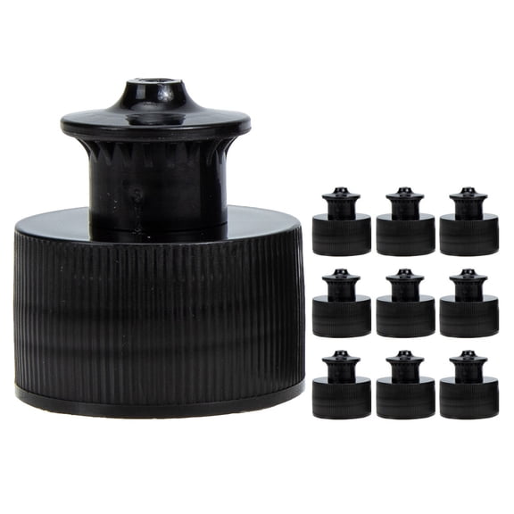 Dytern Water Bottle Caps 10Pcs Push Pull Replacement Caps Leak-proof Reusable Sports Water Bottle Lids,1.18"X1.18"X1.38"