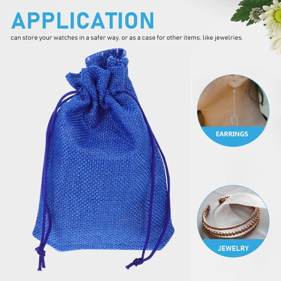 Dytern Wedding 20pcs Jewelry Pouches Small Bags Drawstring Sundries Storage Pouches Reusable Jewelry Bags