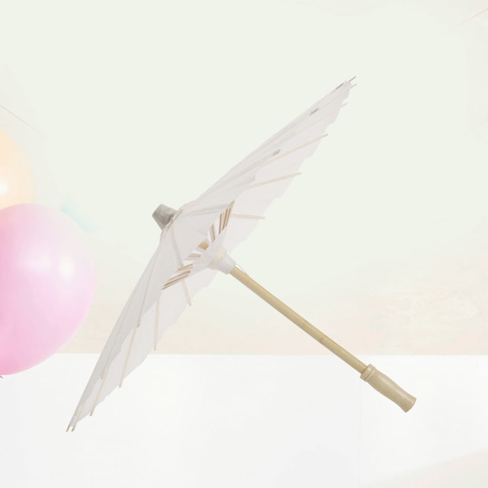 Dytern Wedding 2pcs White Paper Parasol Umbrella Chinese Japanese Paper — free download