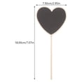 thumbnail image 1 of Dytern Wedding 30Pcs Heart Shape Plant Labels Plant Markers Household Garden Markers Plant Accessory, 1 of 10