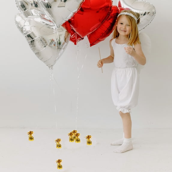 Dytern 4-Piece Wedding Balloon Weights Set, Party Balloon Accessories for Floating Balloons, Decorative Balloon Pendants