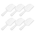Dytern Wedding 6 PCS Mini Clear Plastic Ice Scoop Scoopers for Weddings