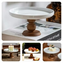 Dytern Wedding Ceramic Cake Stand Cake Plate Dessert Stand Cupcake Storage Stand Wedding Fruit Tray