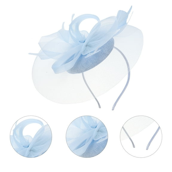 Dytern Wedding Fascinator Hat Tea Party Hat Fascinator Mesh Headband Women Fascinator for Wedding
