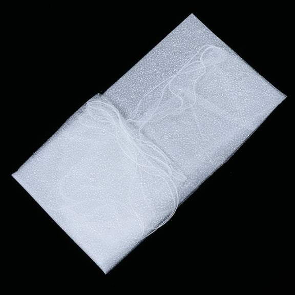 Dytern Wedding Glitter Wedding Bride Veil Beautiful Mantilla Wedding Veil Headdress Hair Accessories for Bridal Wedding (White)