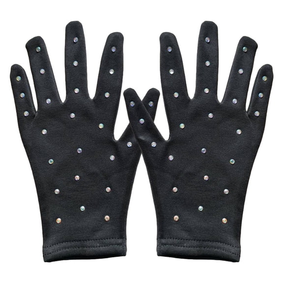 Dytern Winter,1 Pair Figure-Skating Performance Gloves Skating Gloves Stage Decorative Gloves for Skating
