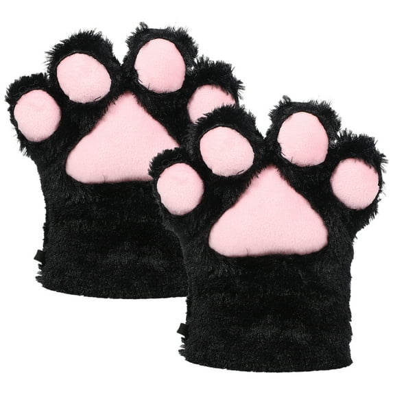 Dytern Winter,1 Pair Plush Cat Claw Gloves Cosplay Cat Paw Gloves Warm Animal Claw Mittens Winter Animal Paw Gloves
