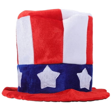 Dytern Winter,Independence Day Top-Hat Patriotic America Flag 4th of July Party Decor Hat