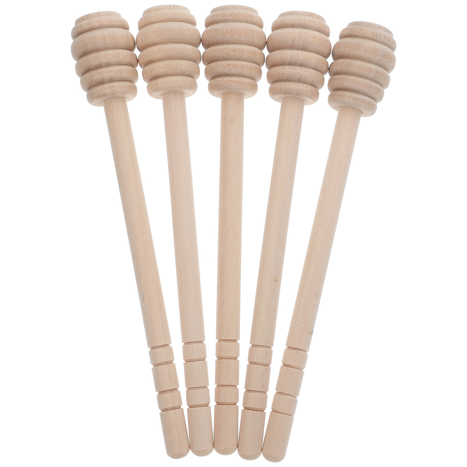 50Pcs Wooden Honey Dipper Sticks, Stirring Stick Server For Honey Jar Dispense Drizzle Honey 15cm - View #7