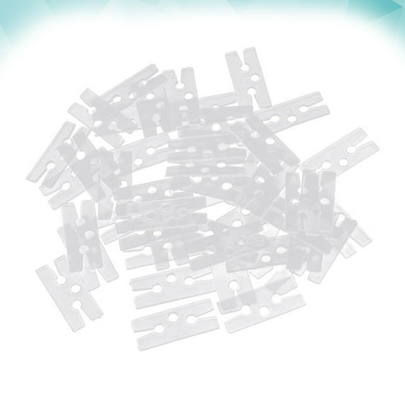 Dytern Party 250pcs Balloon Clip Ties H Shape Easy Sealing Balloons Cramp for Christmas Birthday Party Decoration