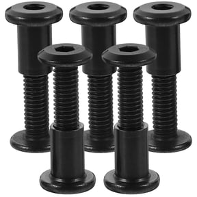 Dytern 5 Sets M6x25 Binding Screws Furniture Post Rivet Socket Cap Nuts Fasteners 1.06"X0.47"X0.47"