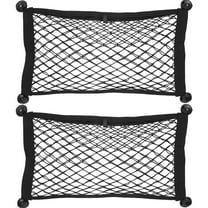 Dytern car net 2pcs Car Rear Cargo Storage Nets Car Trunk Nets Organizers Small Cargo Net Pockets,17.72"X9.84"X0.39"